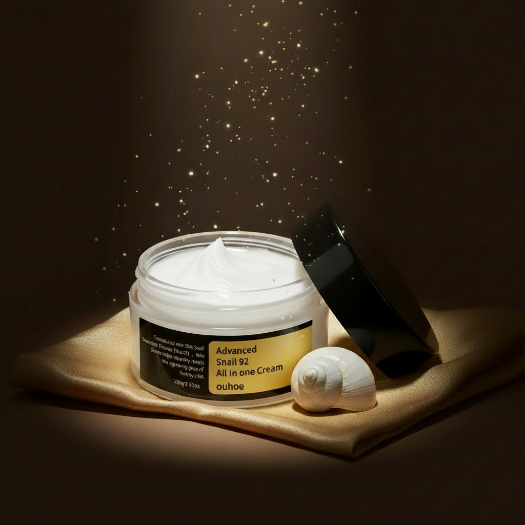 Snail repair cream anti-aging firming moisturizer 
skin renewal collagen boost GLOWRIUS luxury skincare