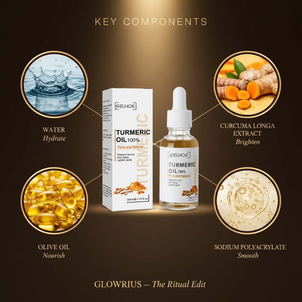 Suero Iluminador de Cúrcuma — Corrector de Manchas Oscuras + Tono de Piel